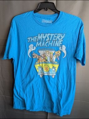 Scooby-Doo The Mystery Machine Blue Graphic Tee - Men's Short Sleeve